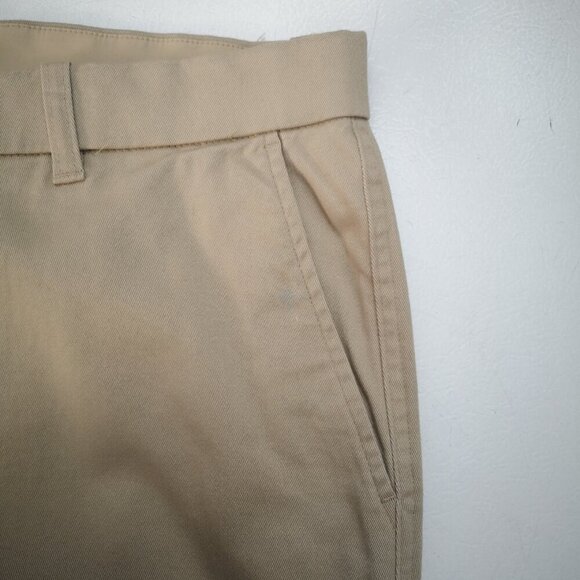 NWT Denver Hayes Men's Size 38/32 Tan Straight Flat Front Flextech 360 Khakis - Picture 5 of 11
